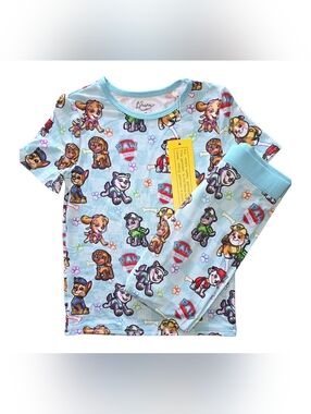 Wei Wei Paw Patrol Short Sleeve & Pants PJ Set Unisex Size 4T NWT